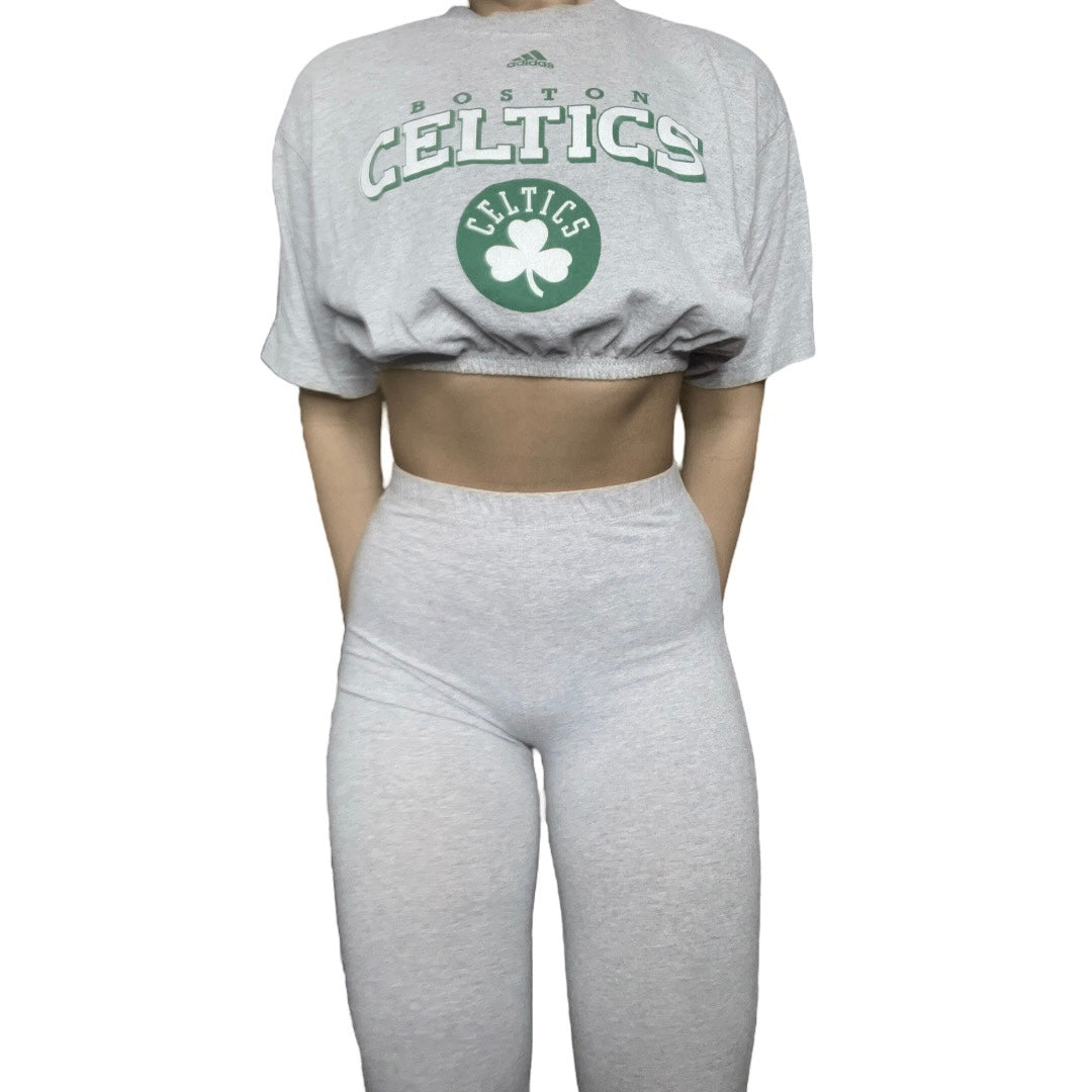 Boston Celtics Reworked Crop Top