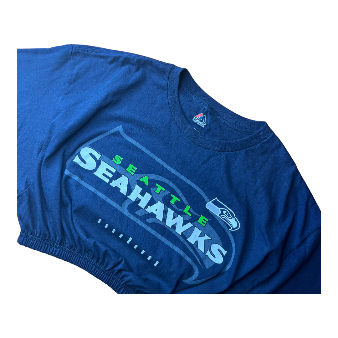 Seattle Seahawks Reworked Crop Top