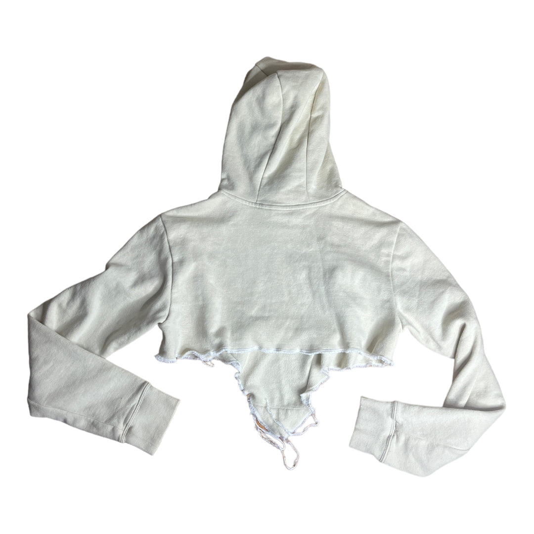 The North Face Reworked Contrast Stitch Patchwork Crop Hoodie