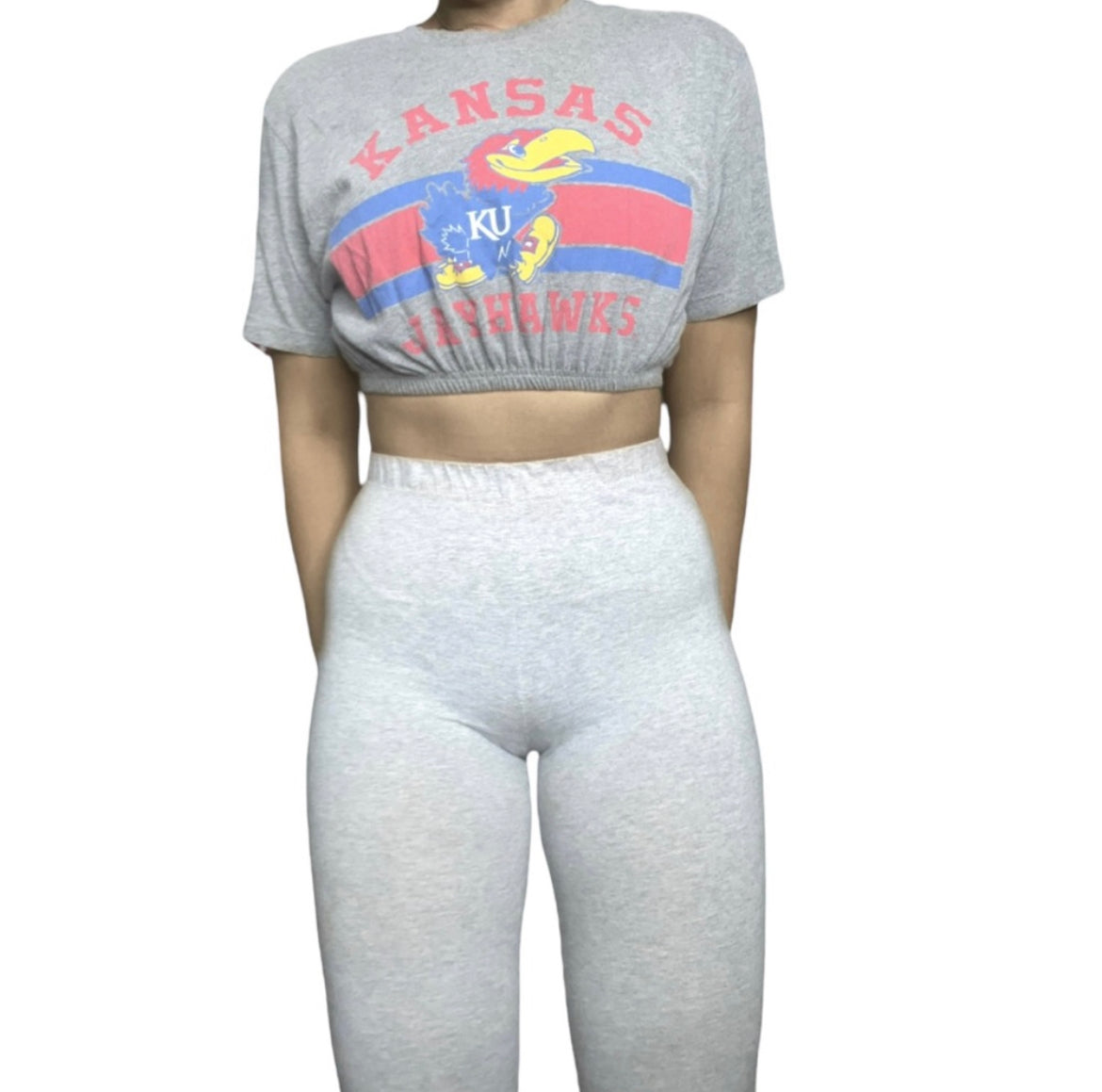 University of Kansas Reworked Crop Top