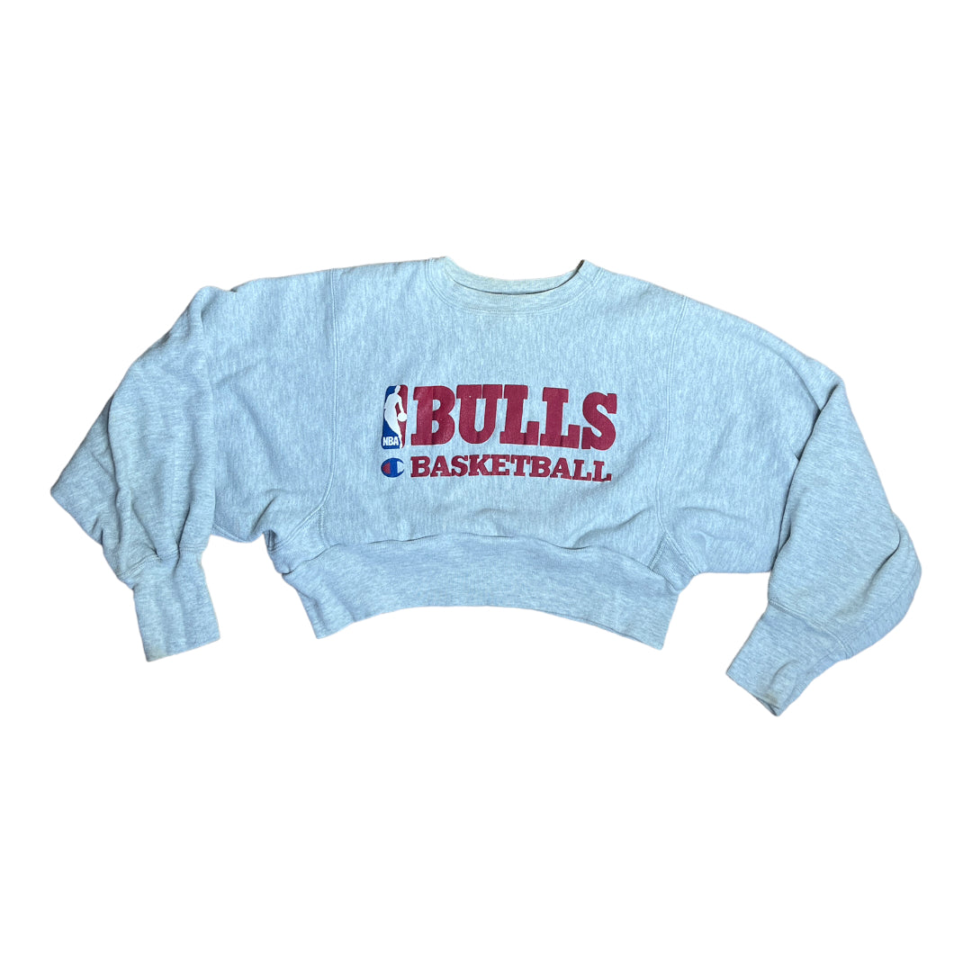 Vintage Chicago Bulls Reworked Crop Crewneck