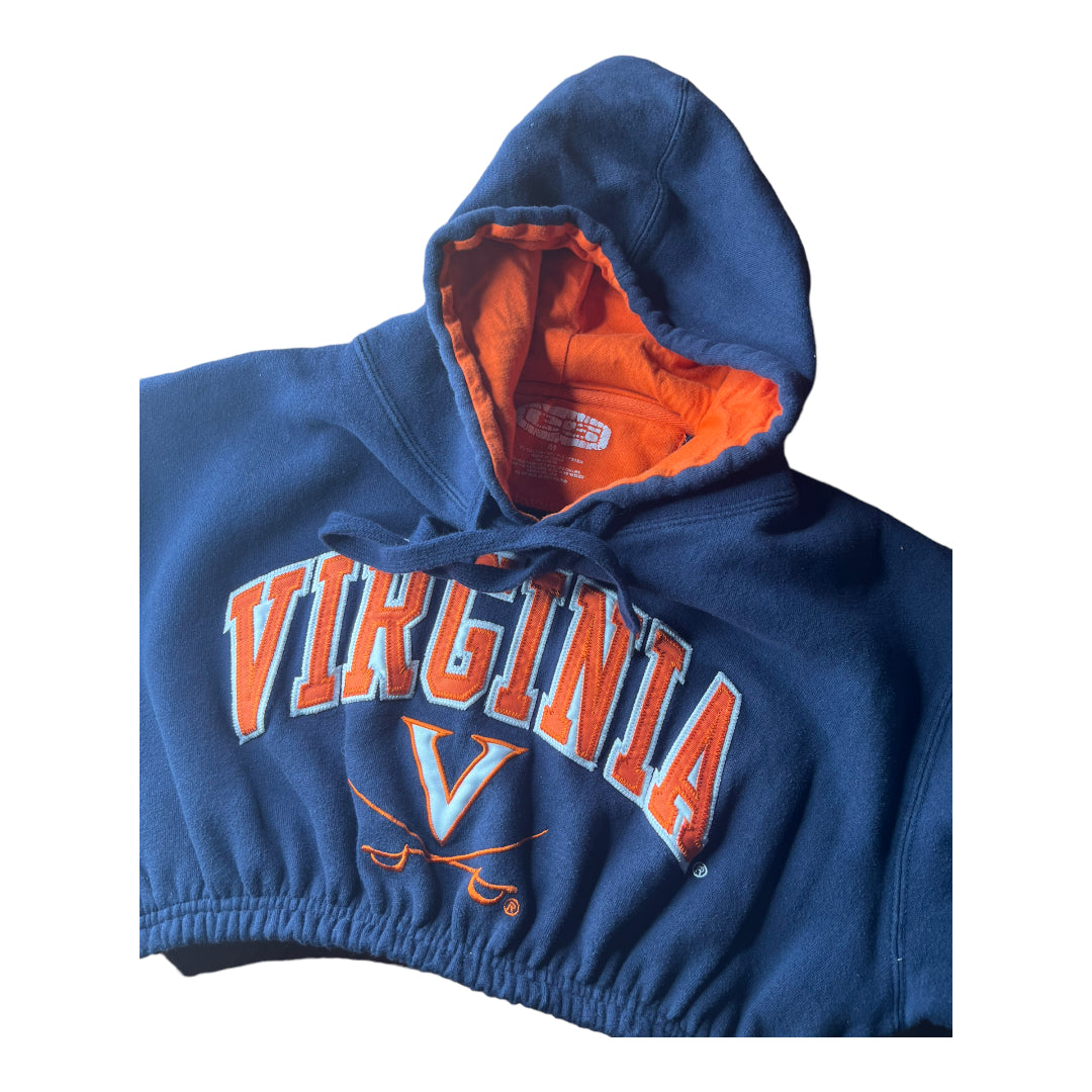 University of Virginia Reworked Crop Hoodie