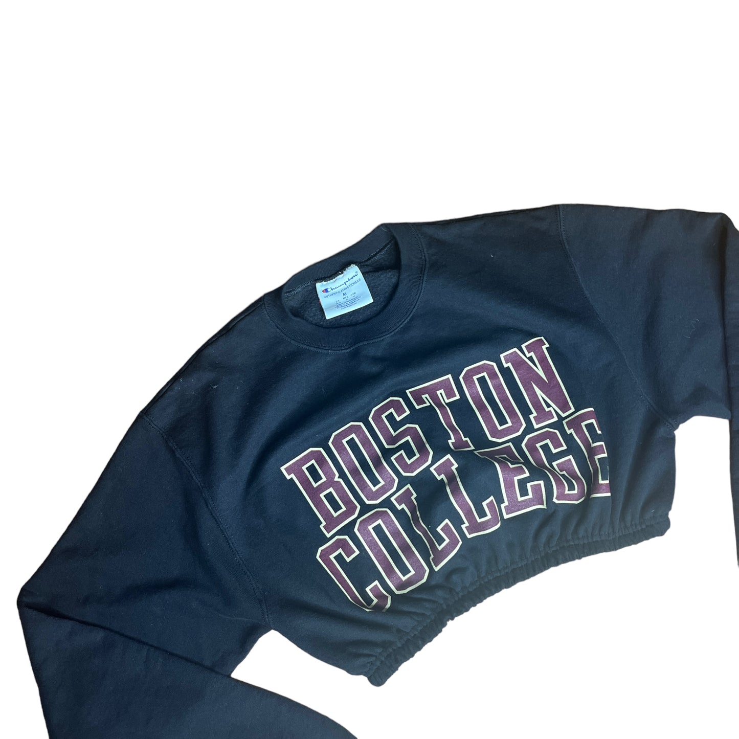 Boston College Reworked Crop Crewneck Sweatshirt