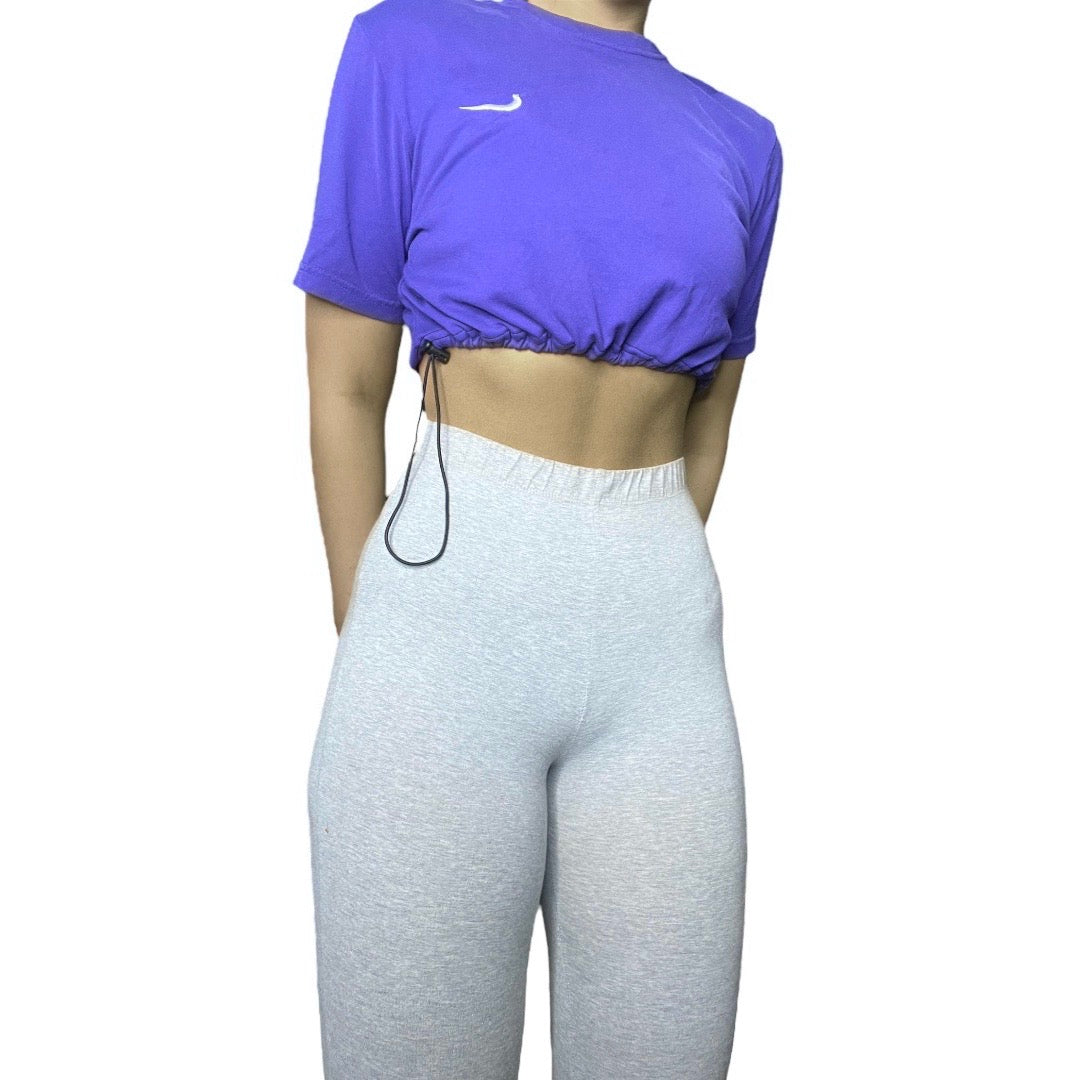 Nike Reworked Drawstring Crop Top