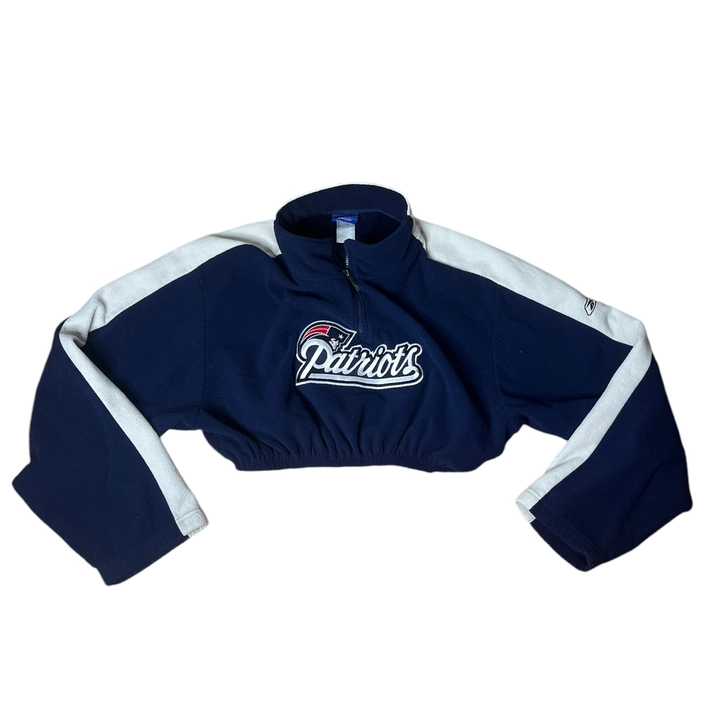 New England Patriots Reworked Crop Quarter Zip