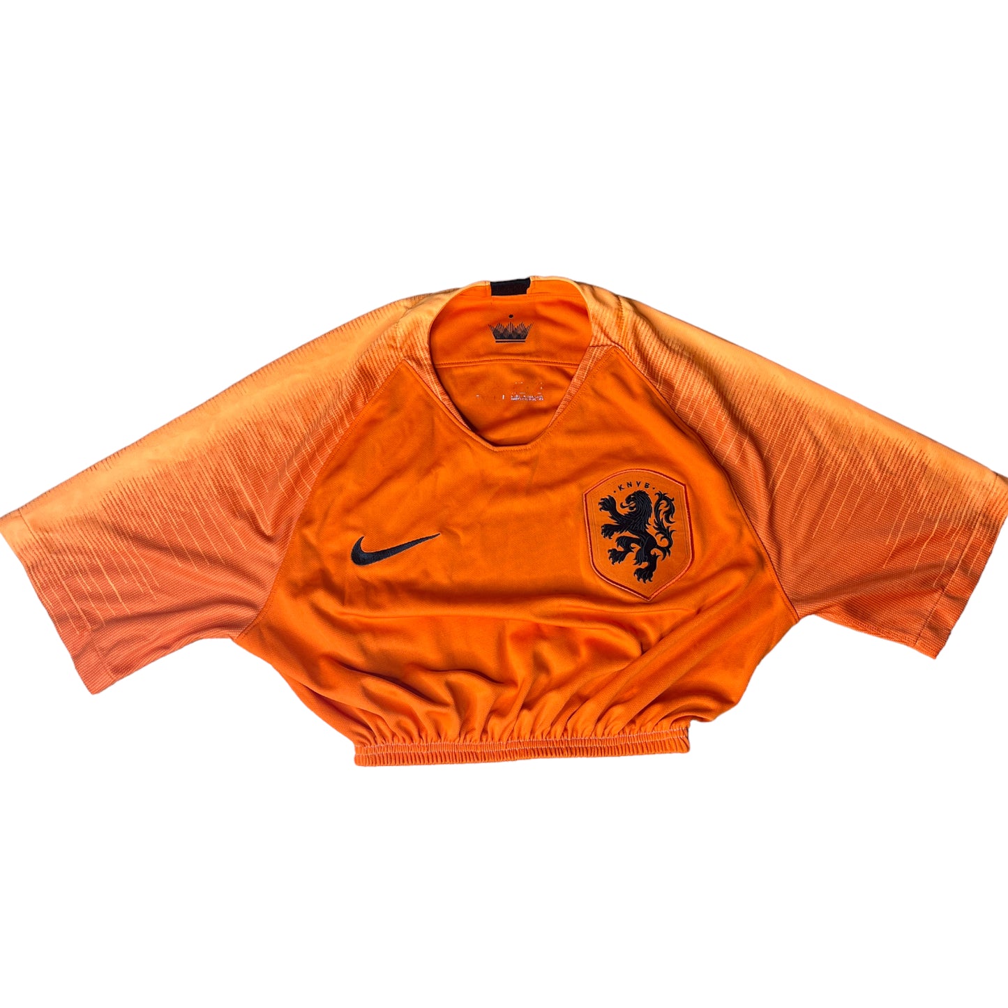 Netherlands 2018 World Cup Nike Soccer Reworked Crop Top Jersey