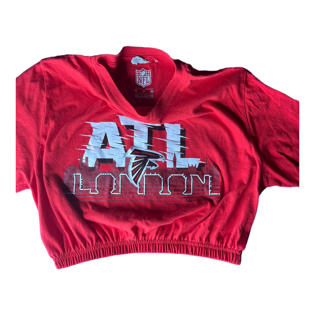 Atlanta Falcons Reworked Crop Top