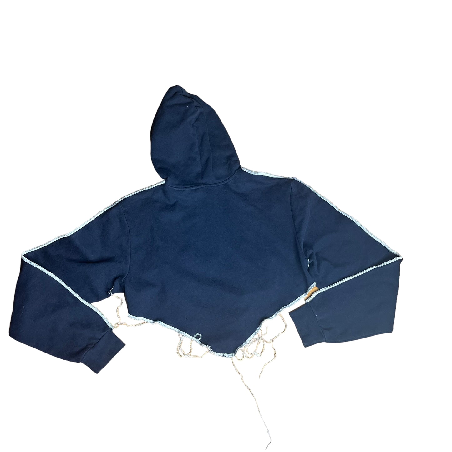 Adidas Reworked Contrast Stitch Crop Hoodie