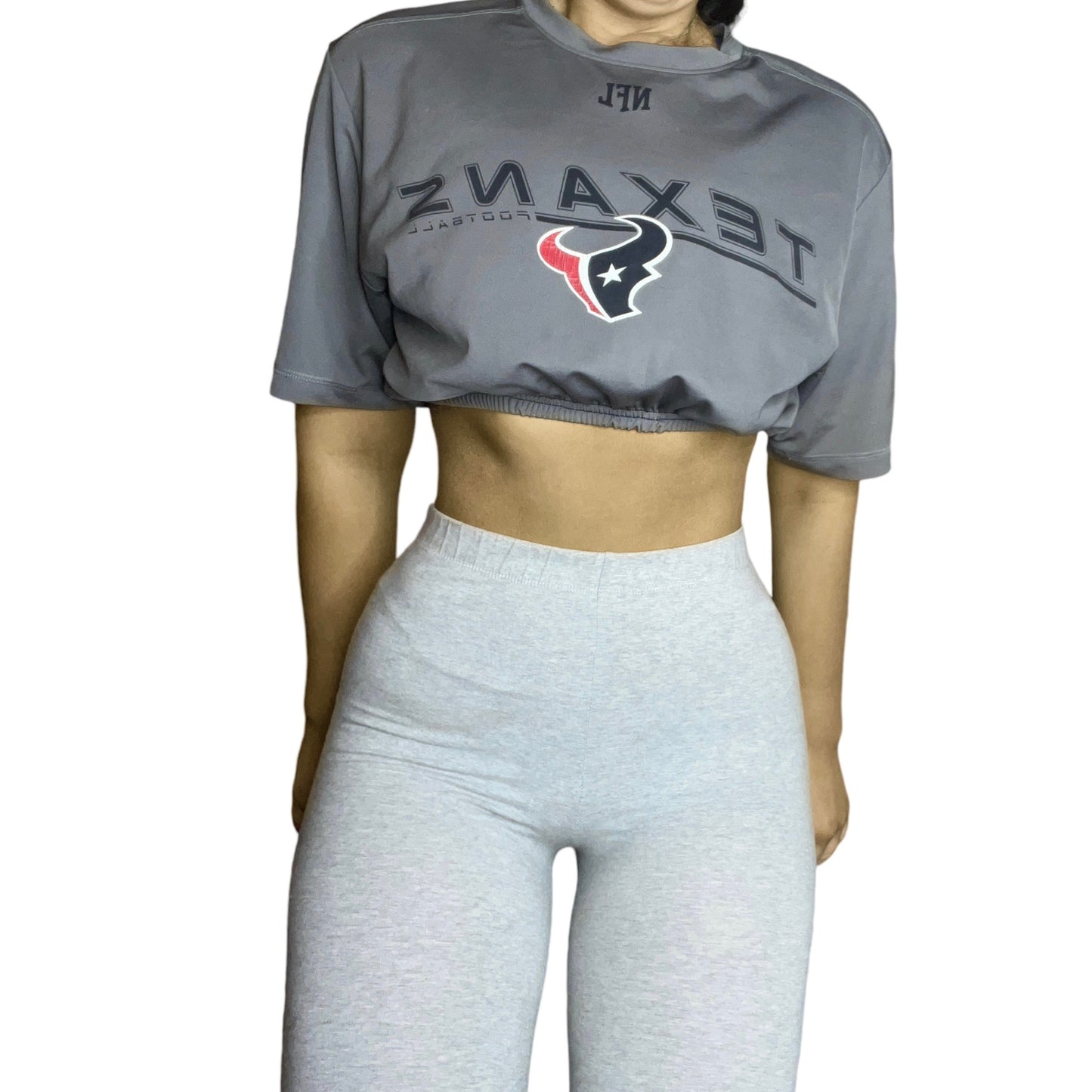 Houston Texans Reworked Crop Top