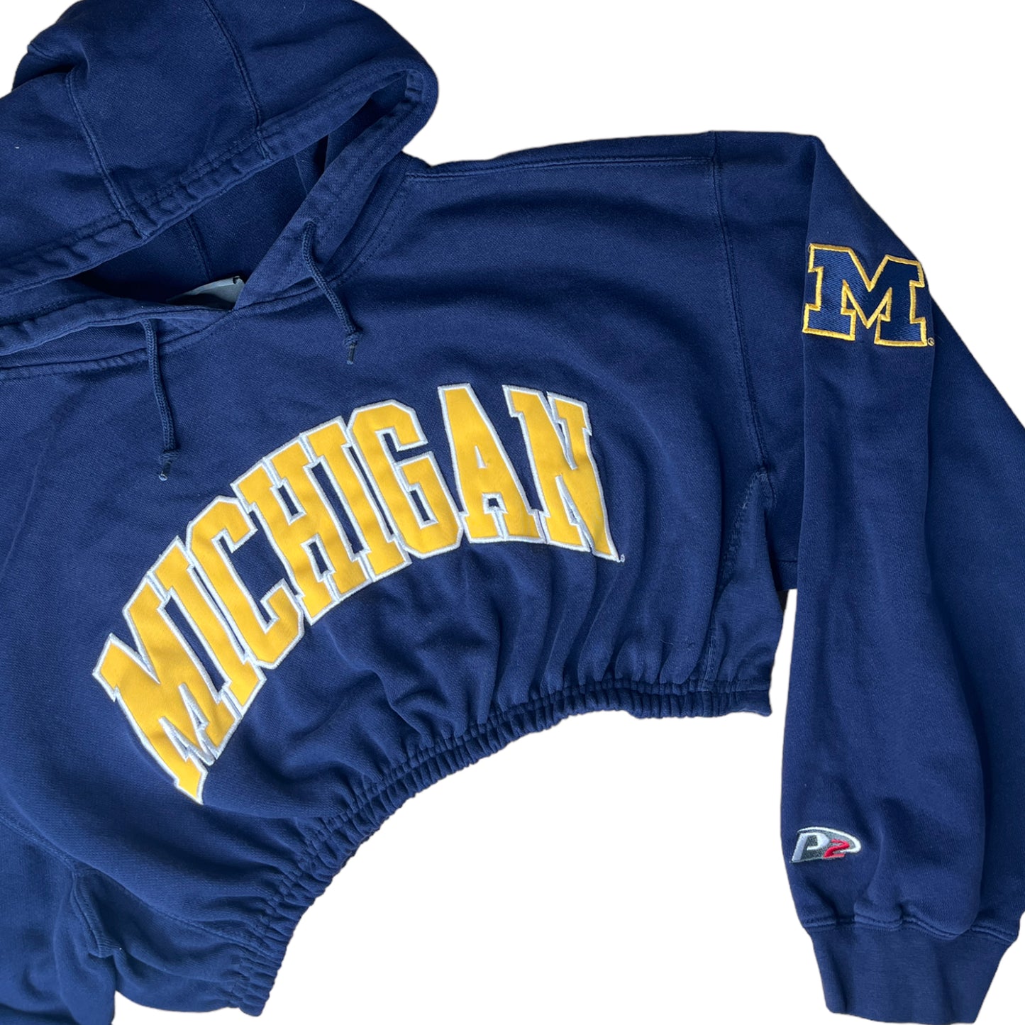 University of Michigan Reworked Crop Hoodie