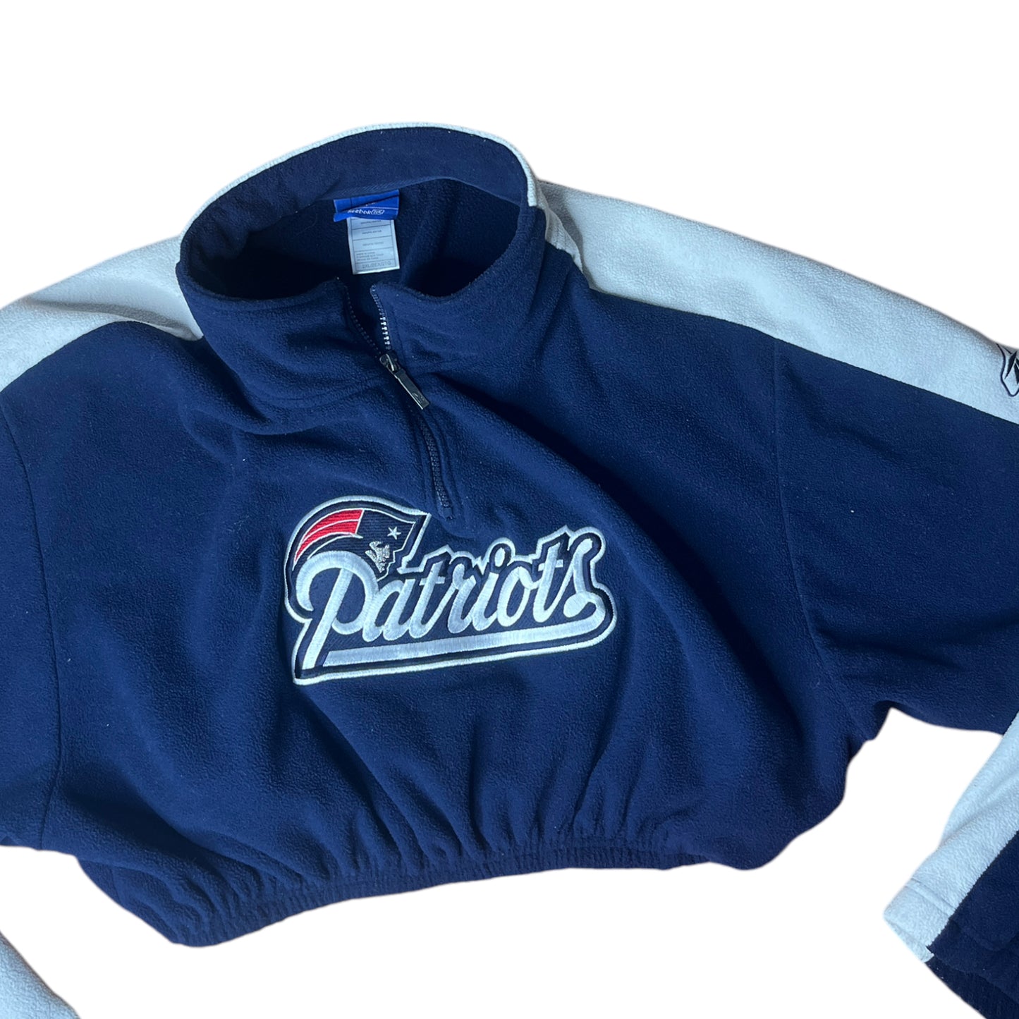 New England Patriots Reworked Crop Quarter Zip