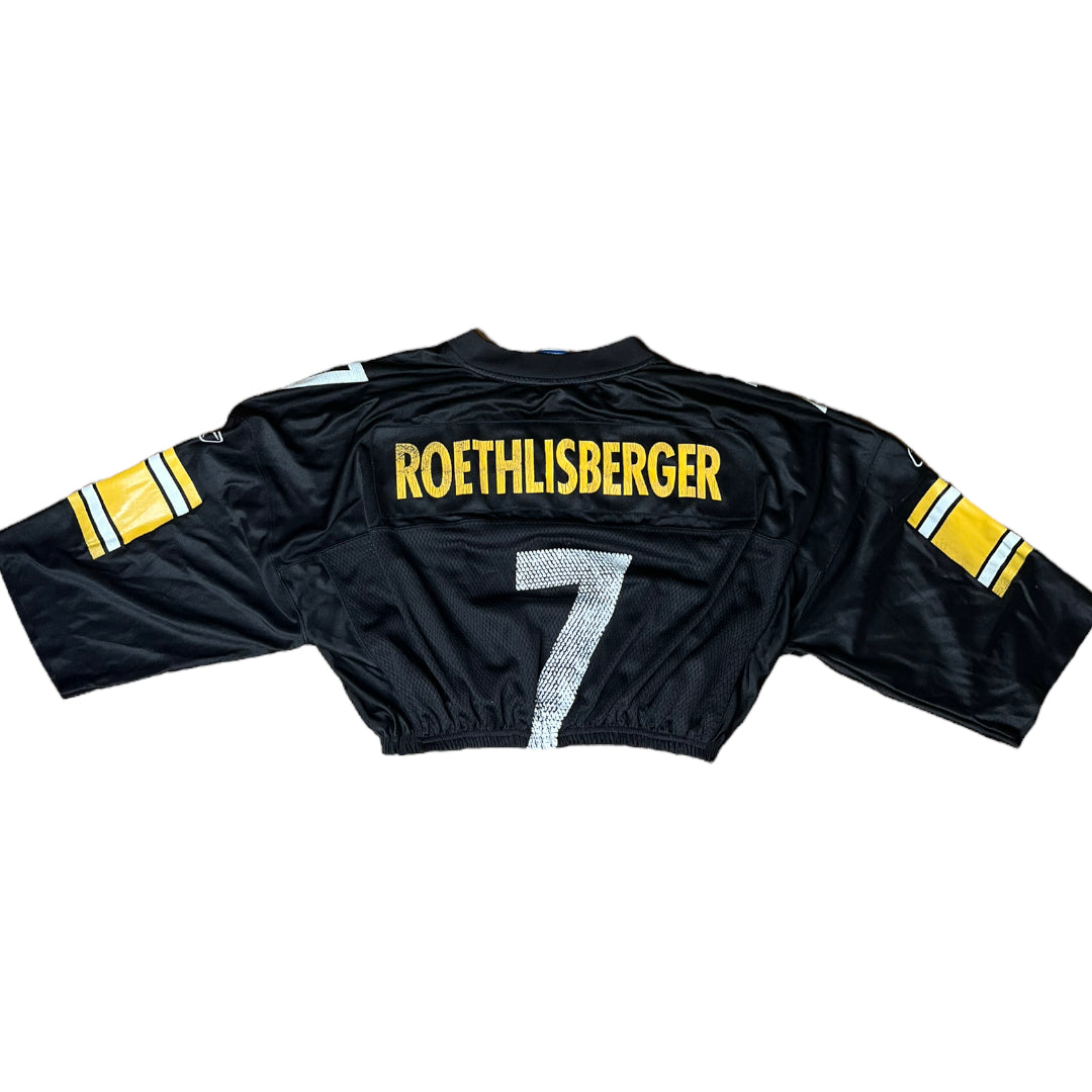 Pittsburg Steelers Reworked Custom Crop Jersey