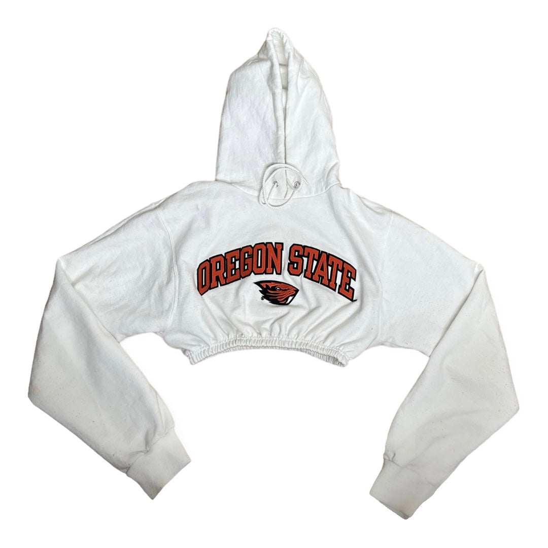 Oregon State University Reworked Crop Hoodie