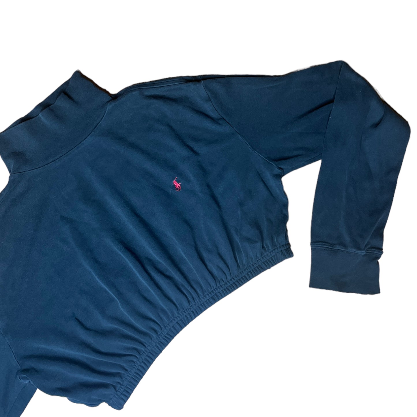 Ralph Lauren Polo Reworked Long sleeve Crop Top