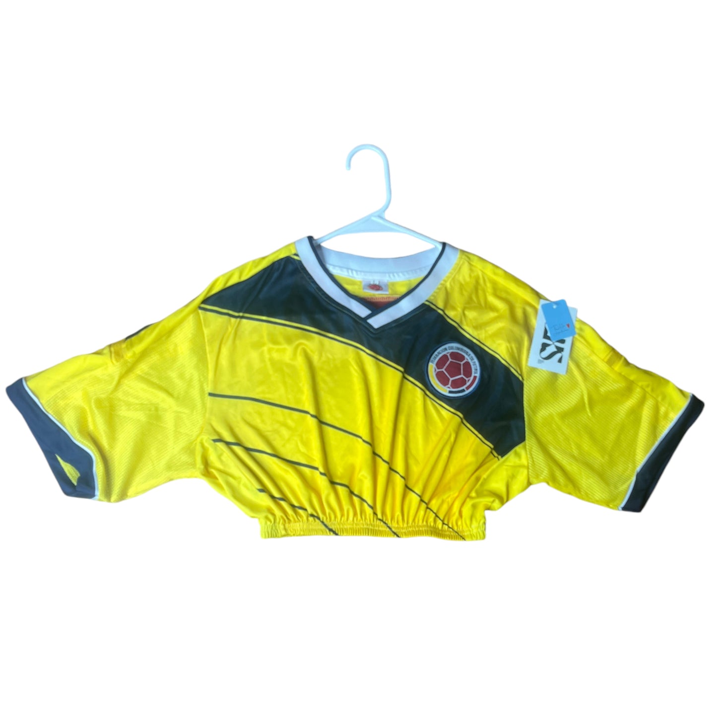 Colombia Reworked Custom Jersey Crop Top