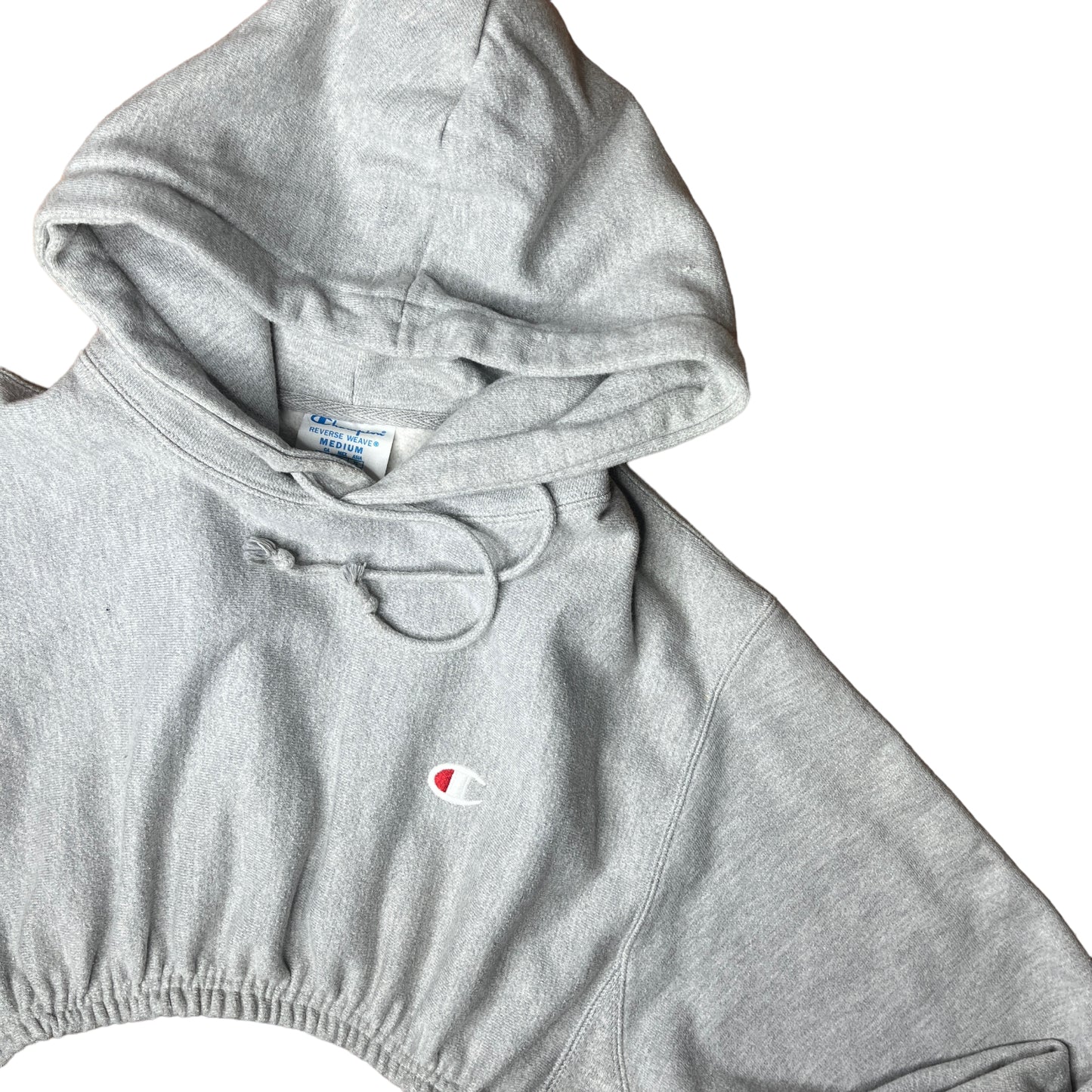 Champion Reverse Weave Reworked Crop Hoodie Sweatshirt