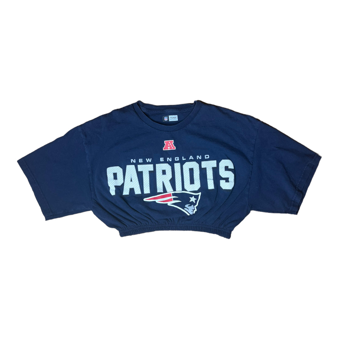 New England Patriots Reworked Crop Top