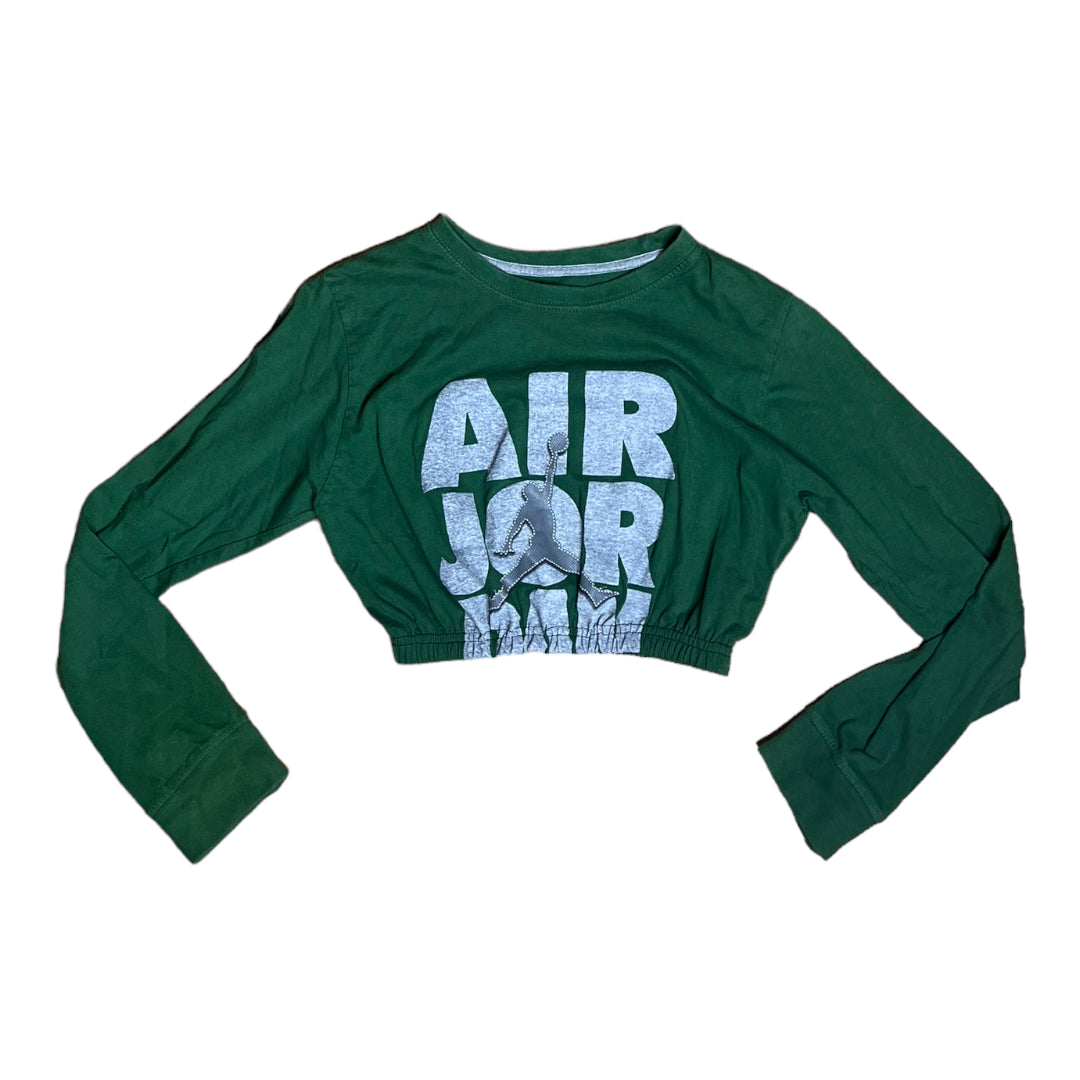 Air Jordan Reworked Long sleeve Crop Top