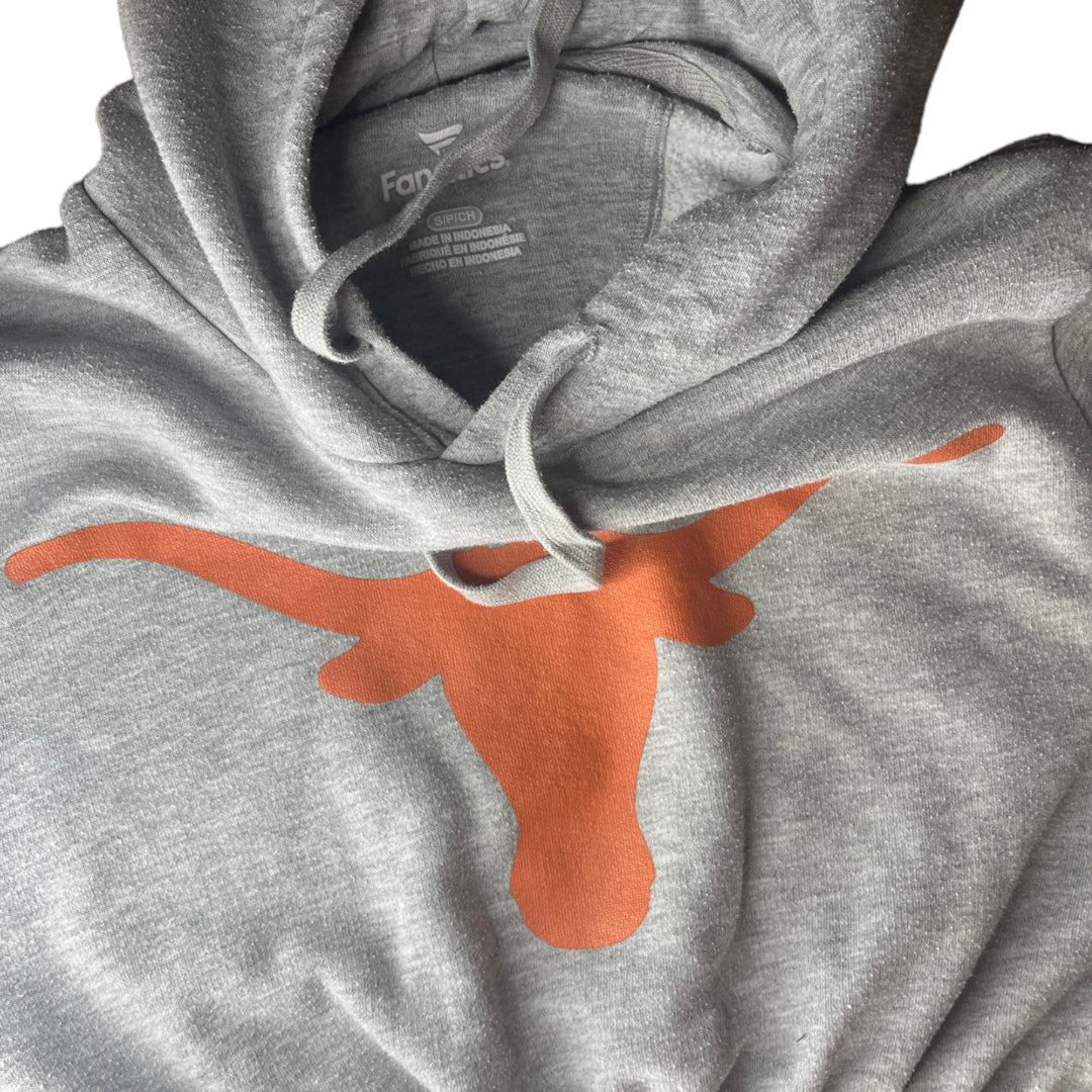 Texas Longhorns Reworked Crop Hoodie