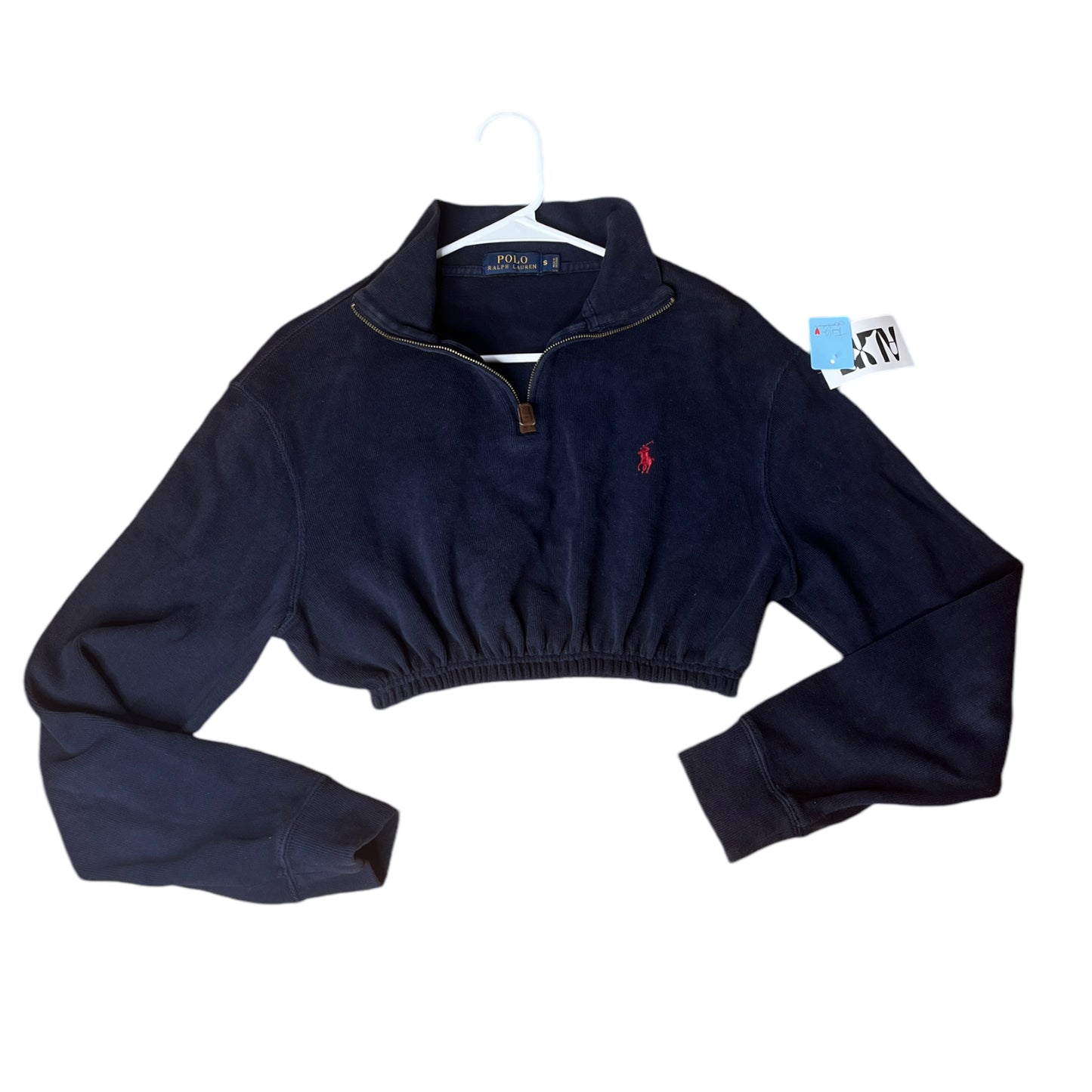 Ralph Lauren Polo Reworked Crop Knit Sweater