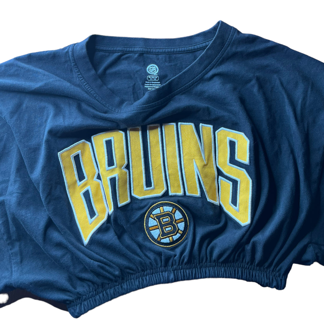 Boston Bruins Reworked Crop Top