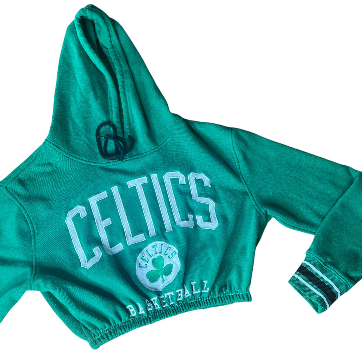 Boston Celtics Reworked Crop Hoodie