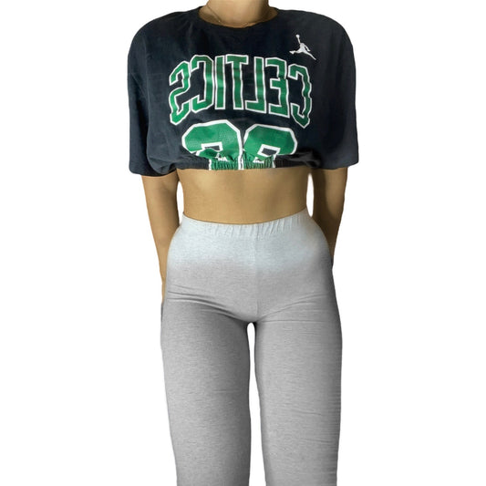 Boston Celtics Reworked Crop Top