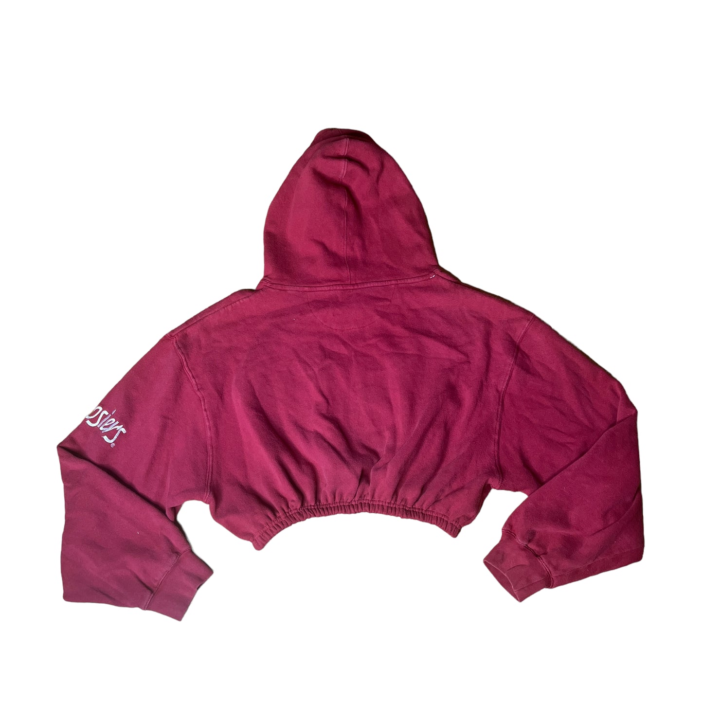 Indiana University Reworked Crop Hoodie