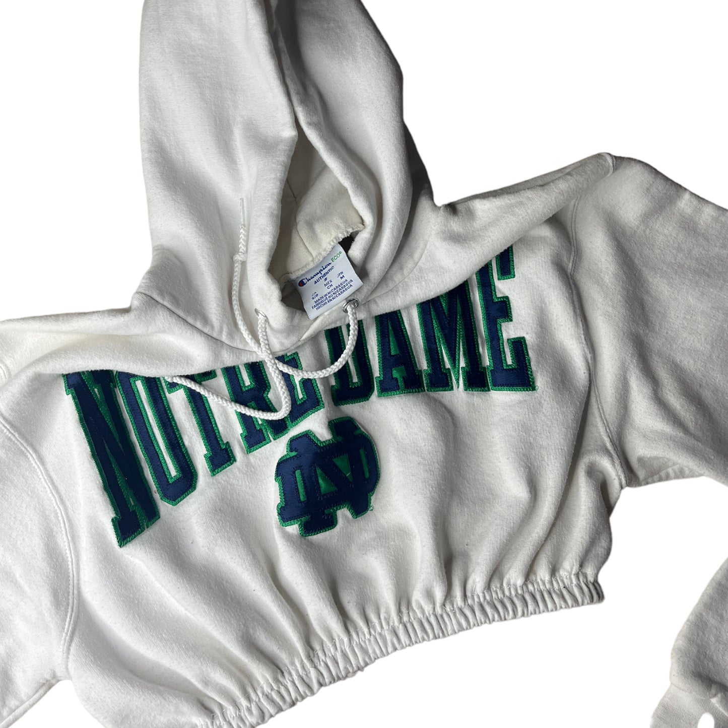 University of Notre Dame Reworked Crop Hoodie