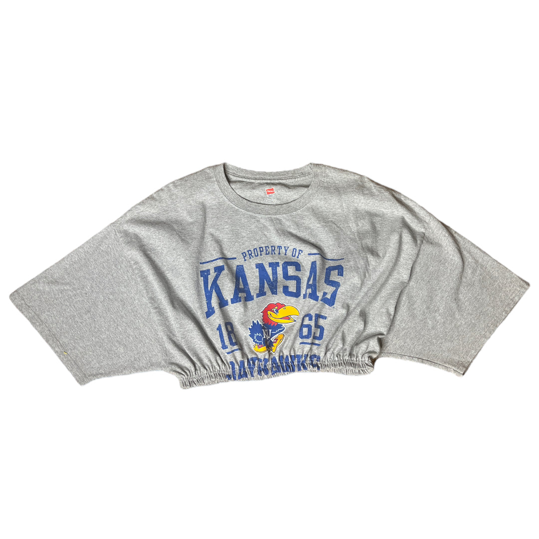 University of Kansas Reworked Crop Top