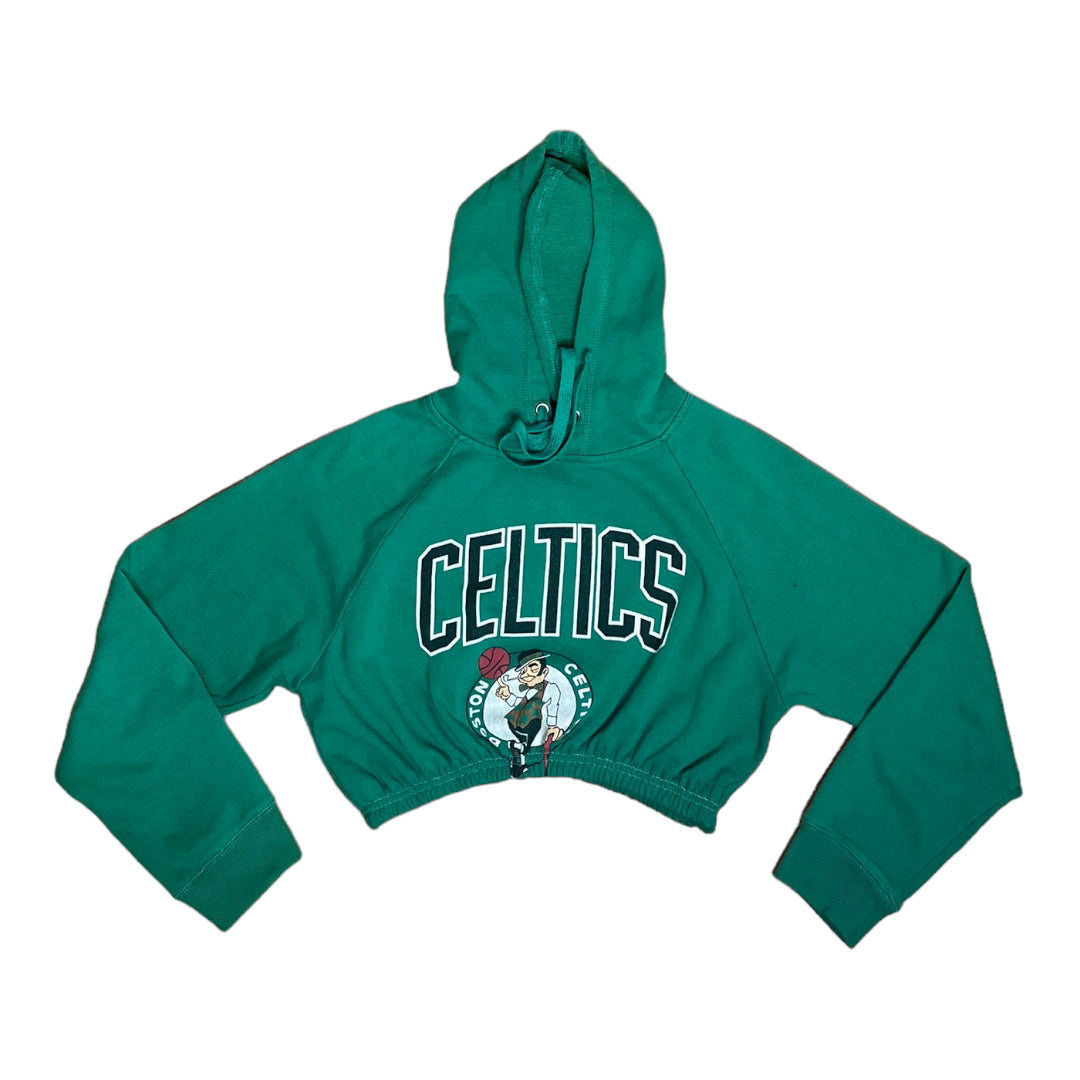 Boston Celtics Reworked Crop Hoodie