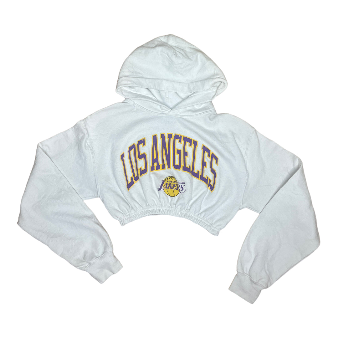 LA Lakers Reworked Crop Hoodie