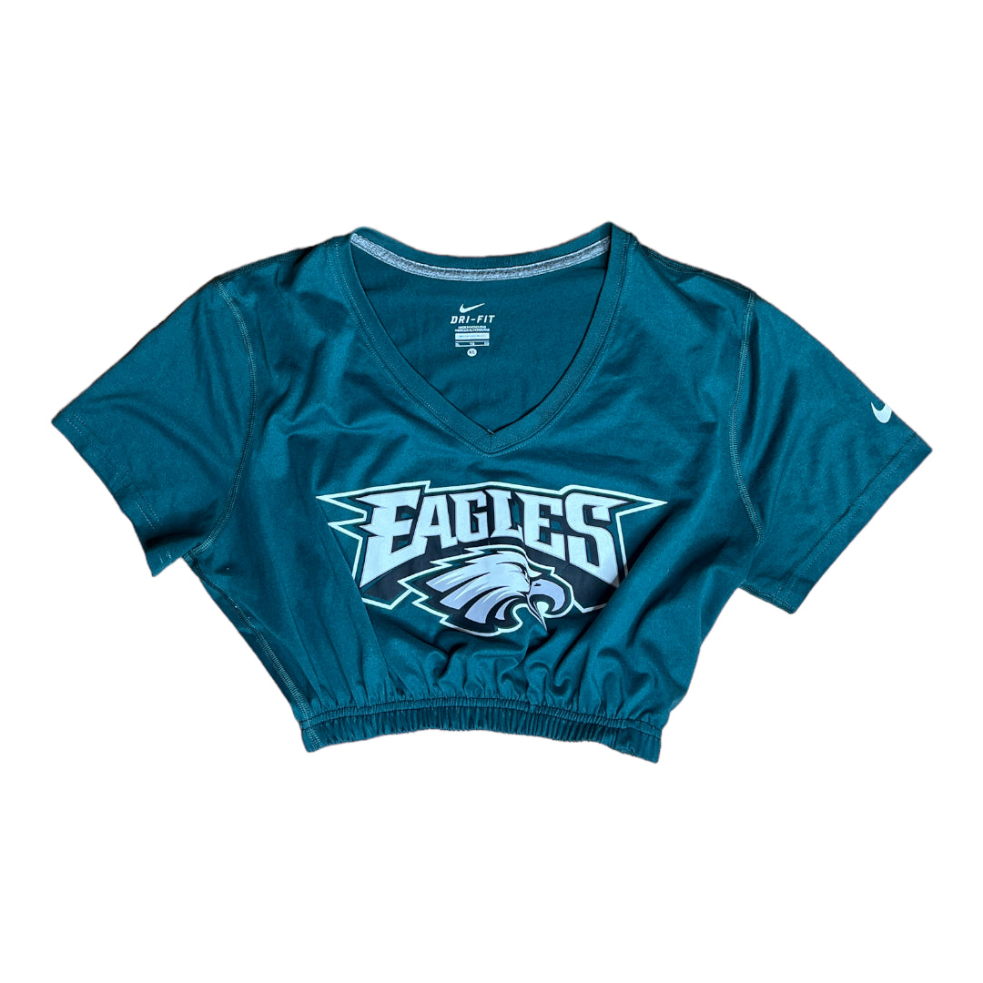 Philadelphia Eagles Reworked Crop Top