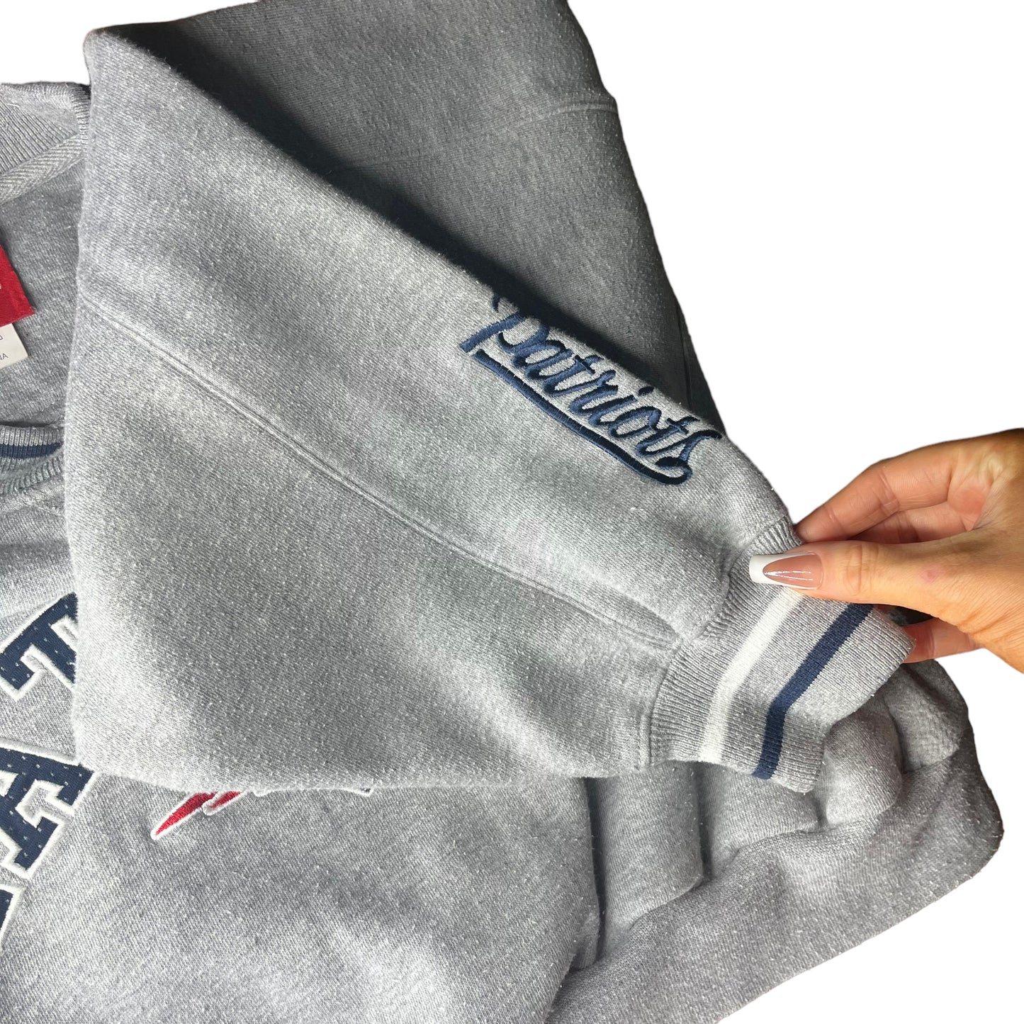 Vintage New England Patriots Reworked Crop Crewneck