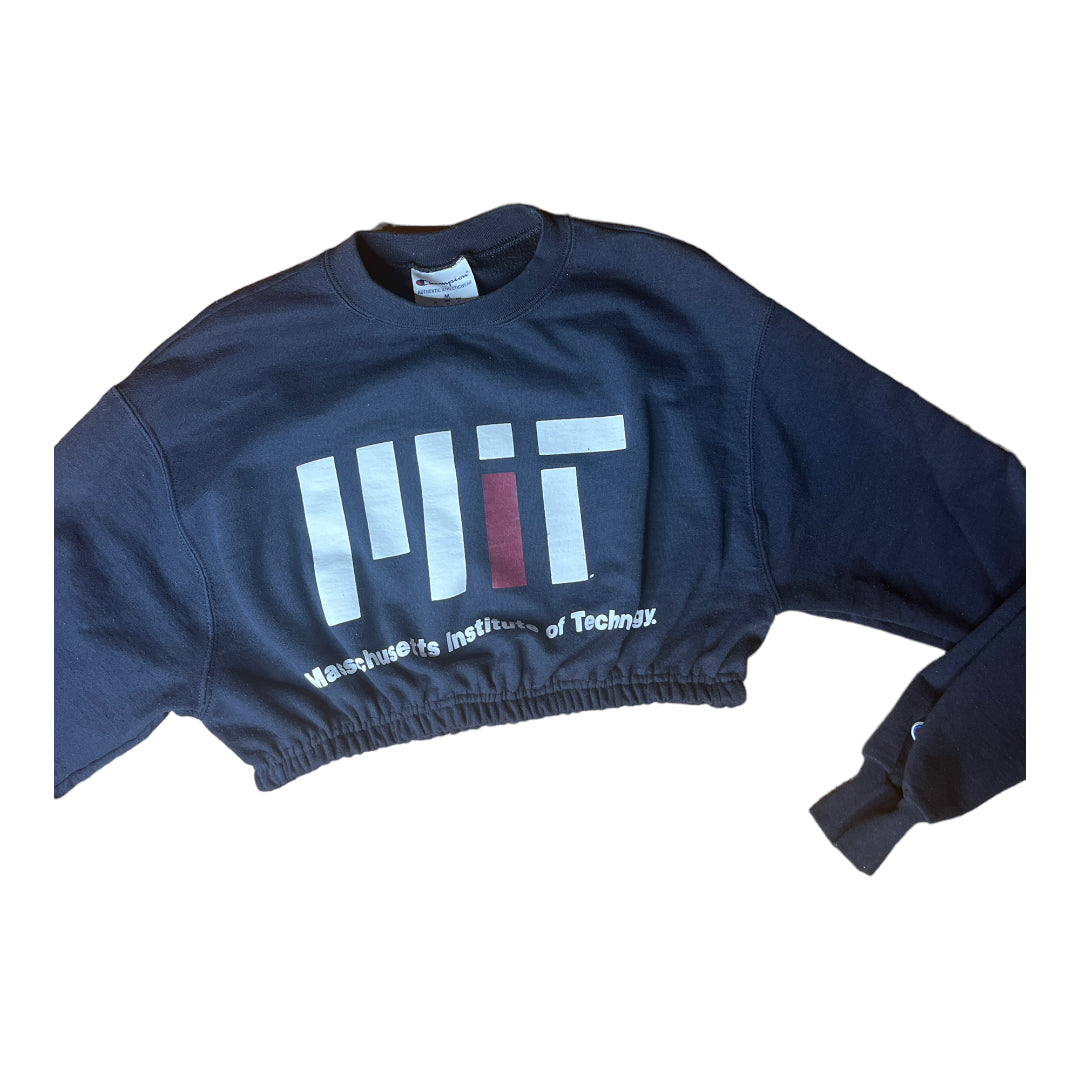 MIT Reworked Crop Crewneck