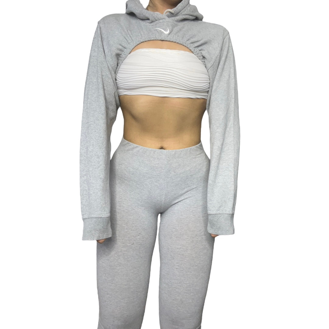 Nike Reworked Super Crop Hoodie Shrug