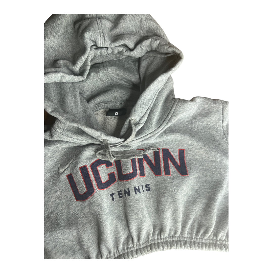 UCONN x Nike Reworked Crop Hoodie