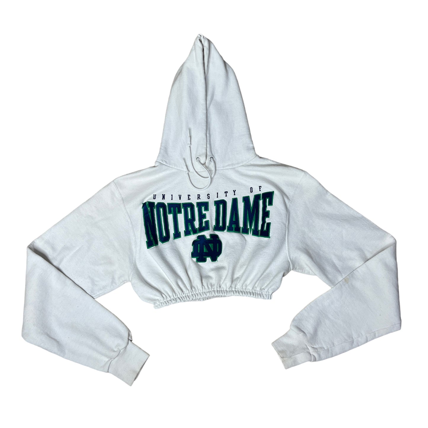 University of Notre Dame Reworked Crop Hoodie