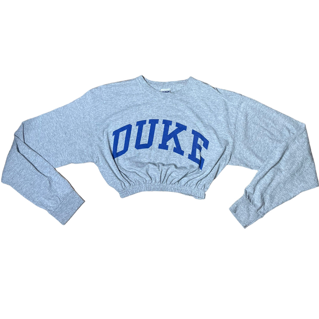 DUKE University Reworked Longsleeve Crop Top