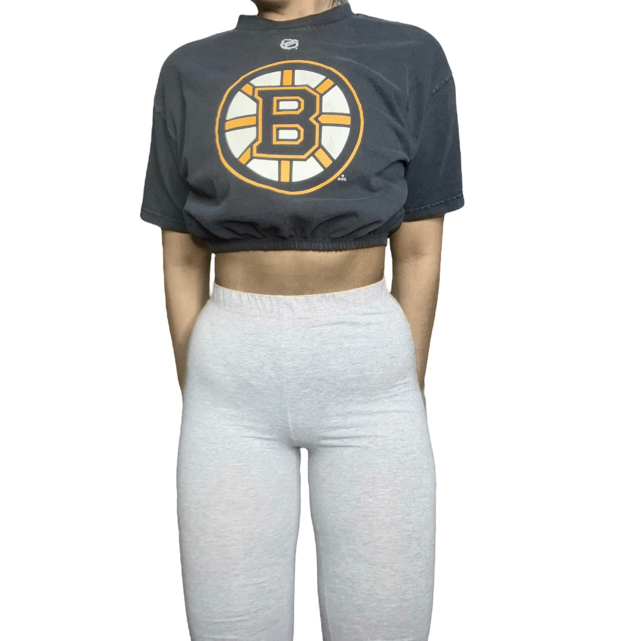 Boston Bruins Reworked Crop Top