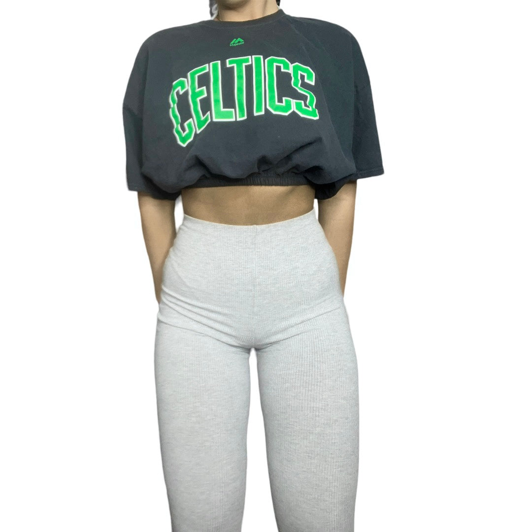 Boston Celtics Reworked Crop Top