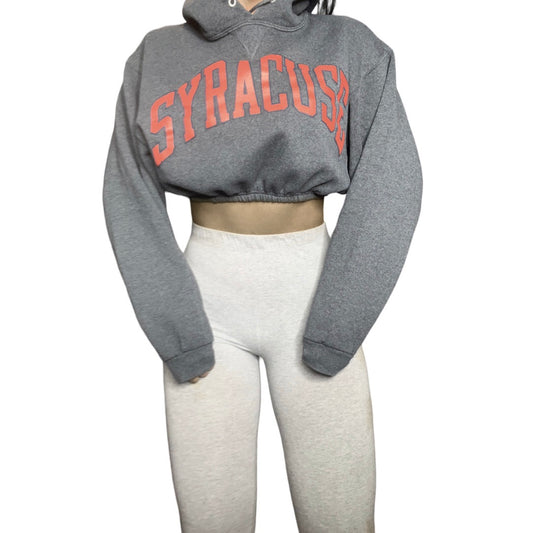 Syracuse University Reworked Crop Hoodie