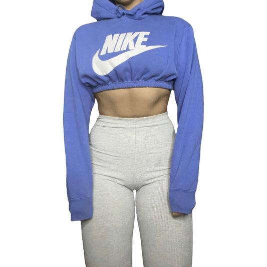 Nike Reworked Crop Hoodie Sweatshirt