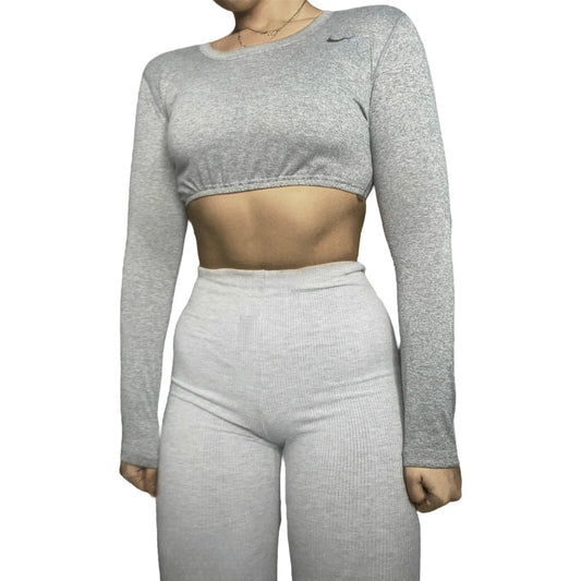 Nike Long sleeve Reworked Crop Top