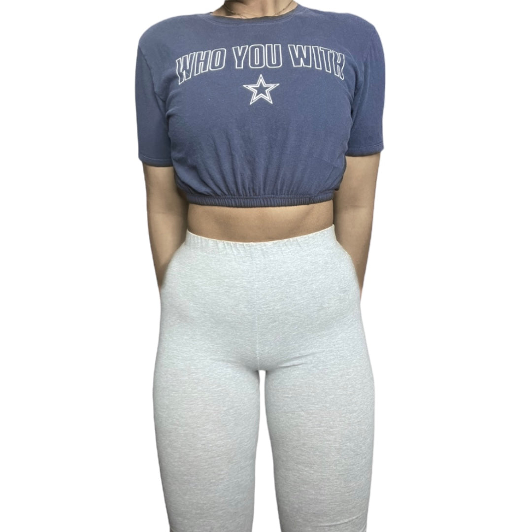 Dallas Cowboys Reworked Crop Top