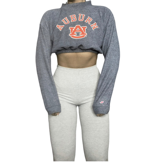 Auburn University Reworked Crop Crewneck