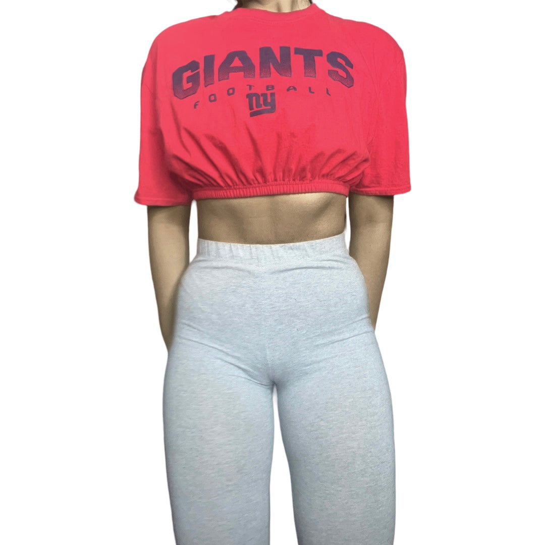 New York Giants Reworked Crop Top