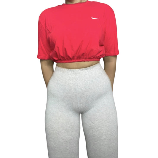 Nike Reworked Red Crop Top