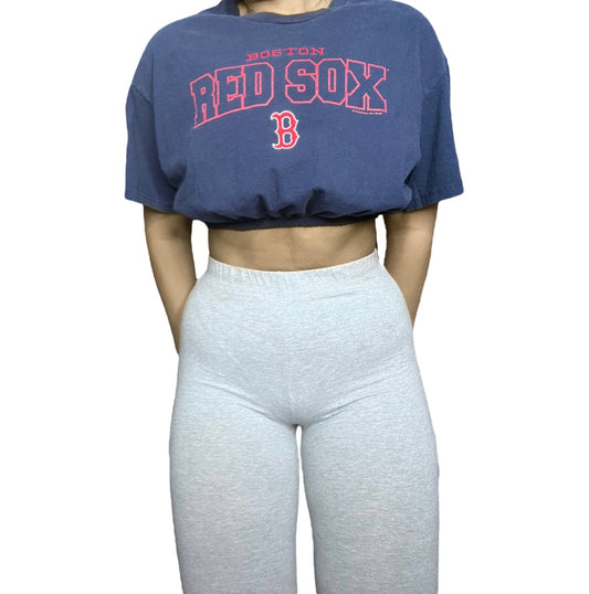 Boston Red Sox Reworked Crop Top