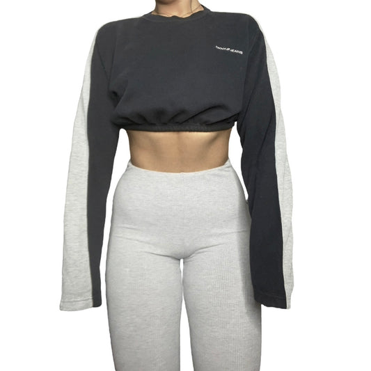 DKNY Reworked Vintage 90s Longsleeve Crop Top